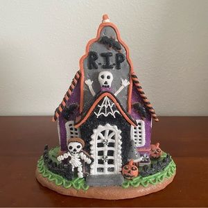 Halloween Gingerbread Spooky Haunted Light Up House
